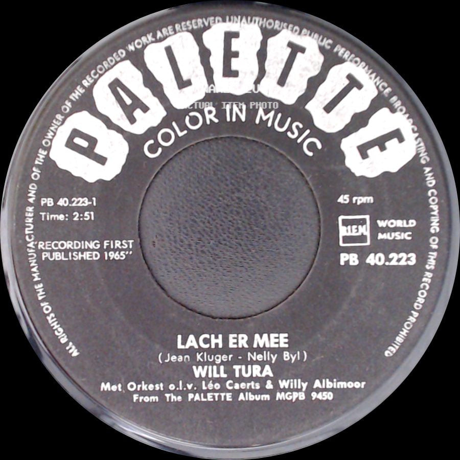 Will Tura - Lach Er Mee / Liefdewoorden (Love Is Callin') side A