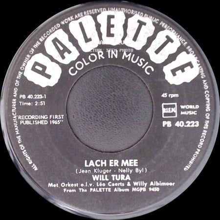 Will Tura - Lach Er Mee / Liefdewoorden (Love Is Callin') side A