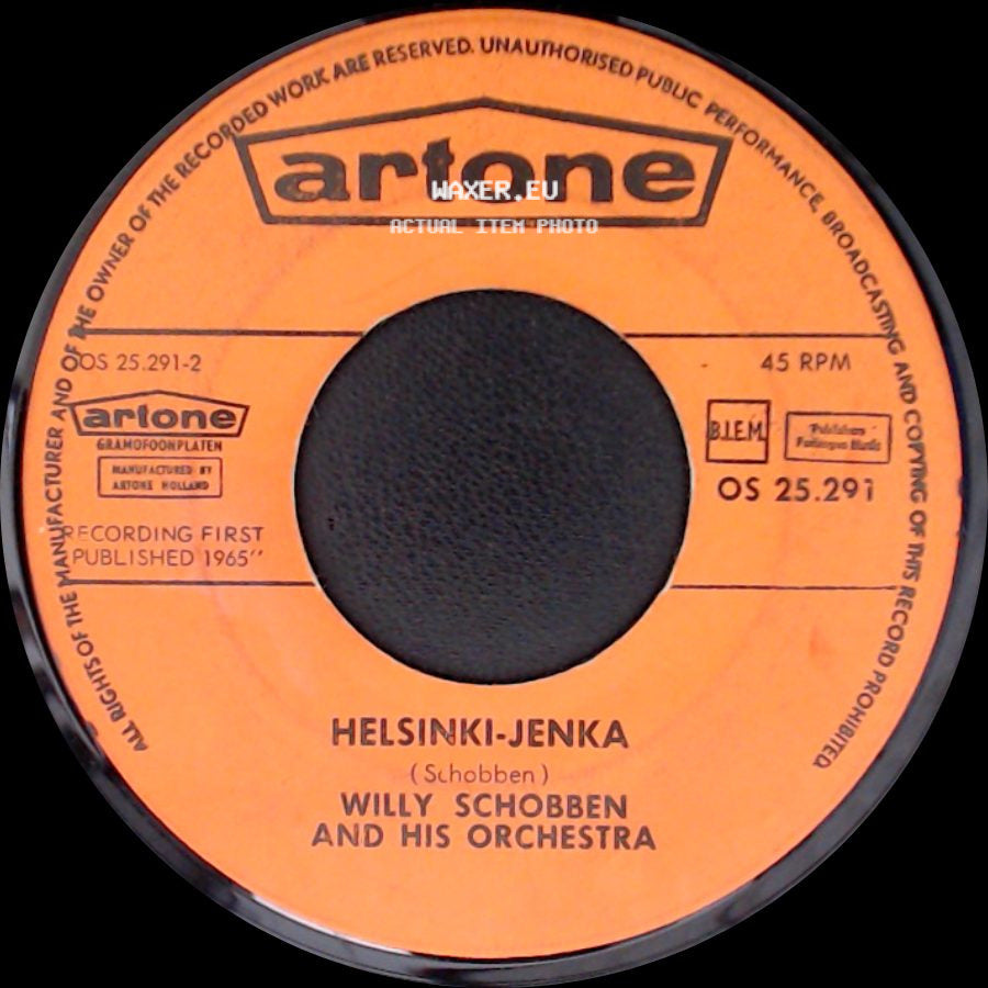 Willy Schobben And His Orchestra - Helsinki-Jenka / Letkiss side A