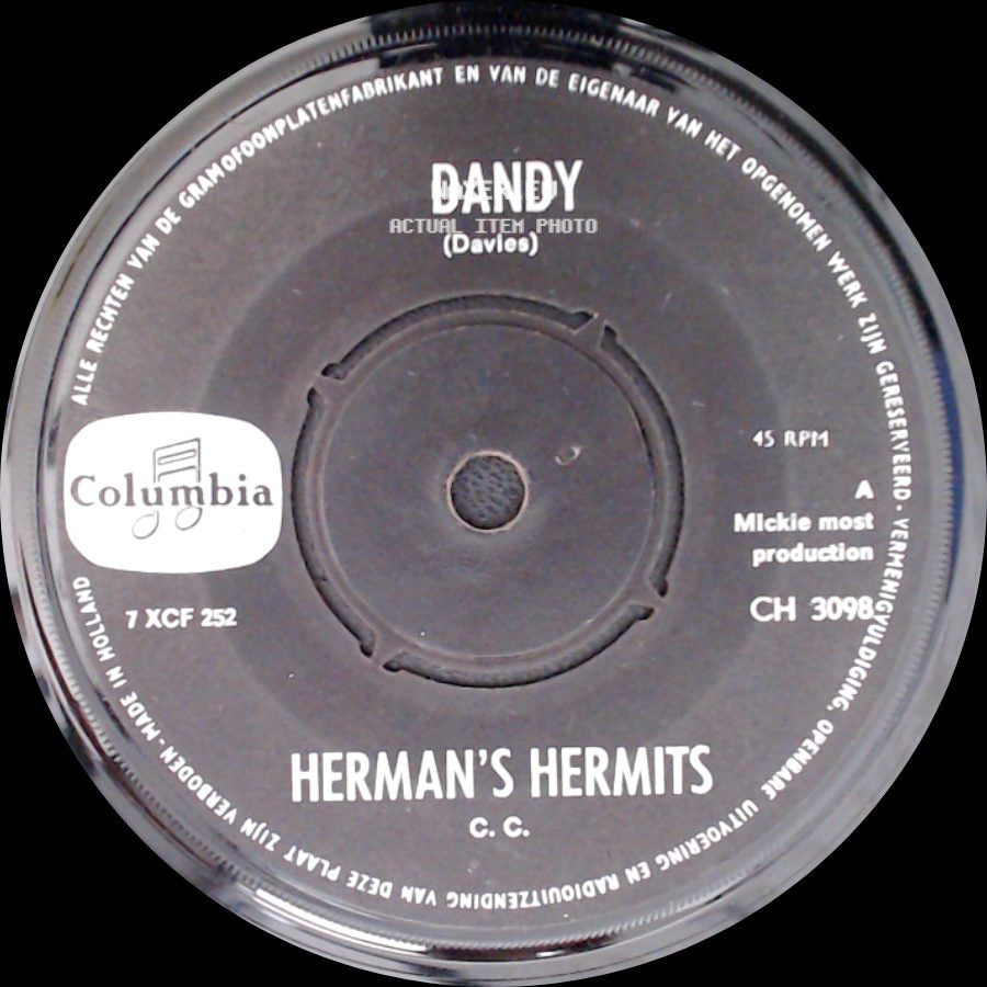 Herman's Hermits - No Milk Today / Dandy side B