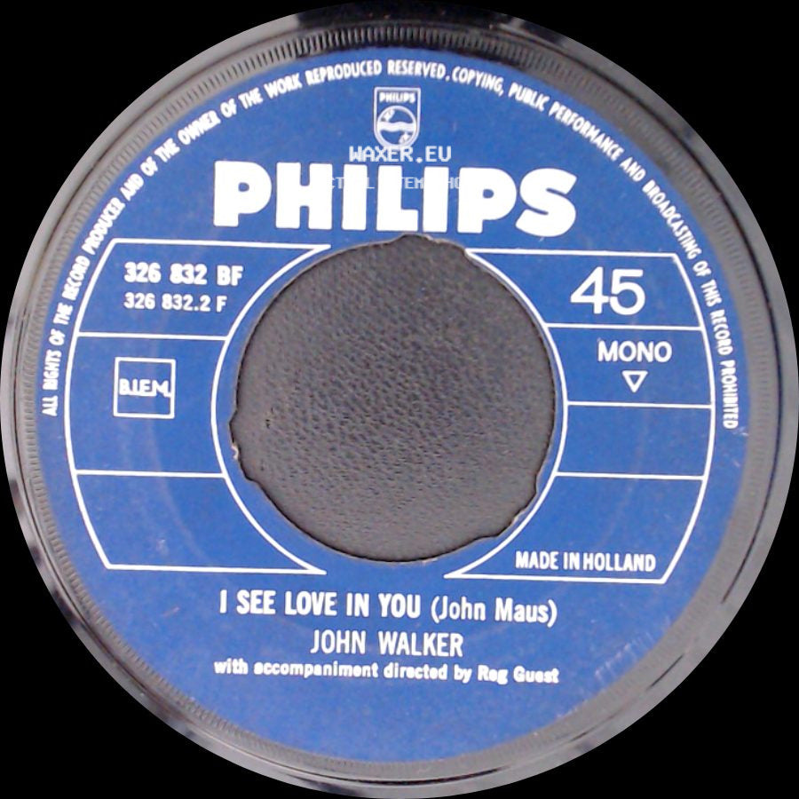 John Walker - I See Love In You / If I Promise side A