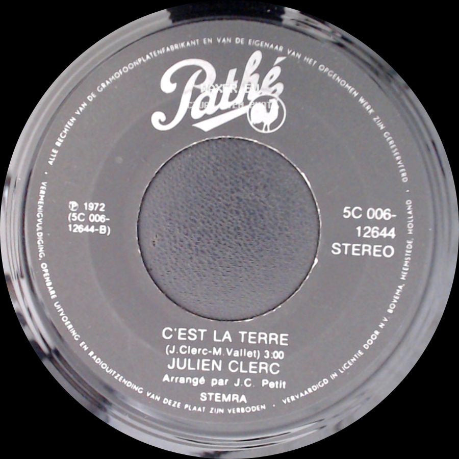 Julien Clerc - C'est La Terre / Si On Chantait side A