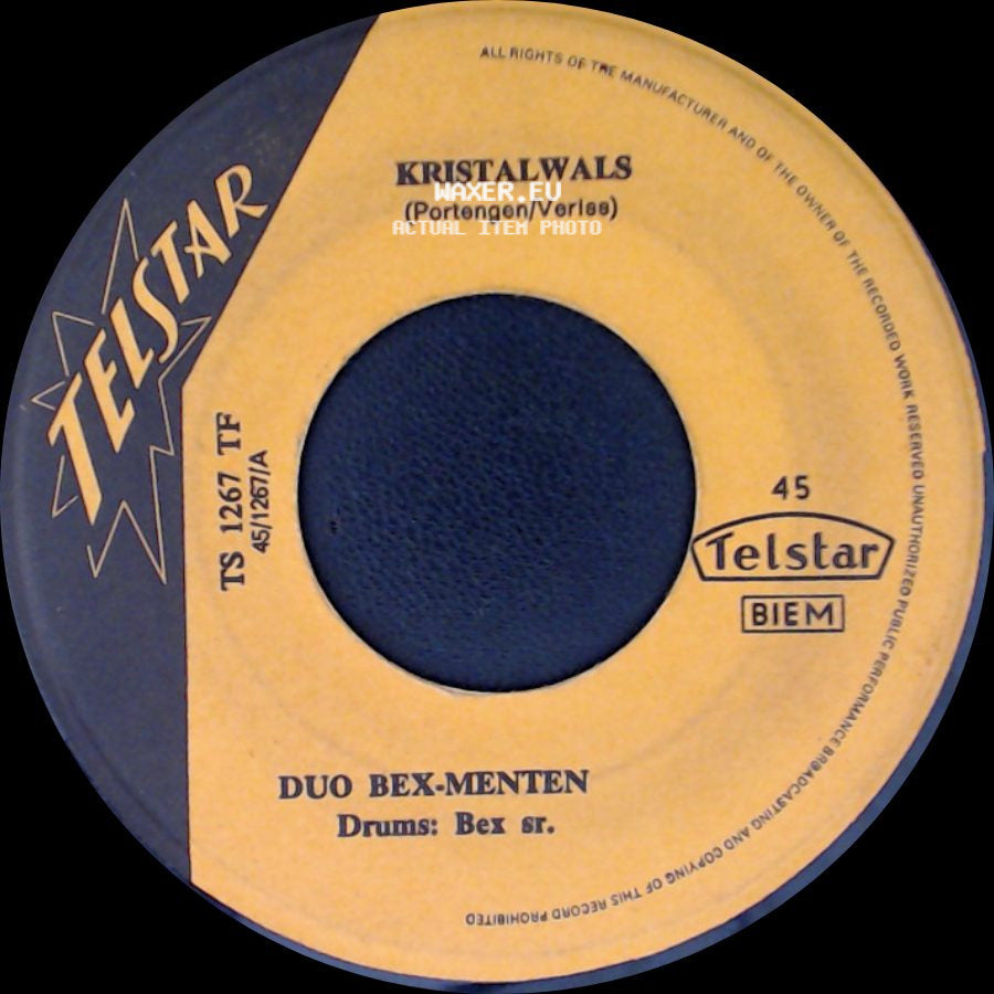 Duo Bex-Menten - Parelwals / Kristalwals (Portengen/Veries) side B