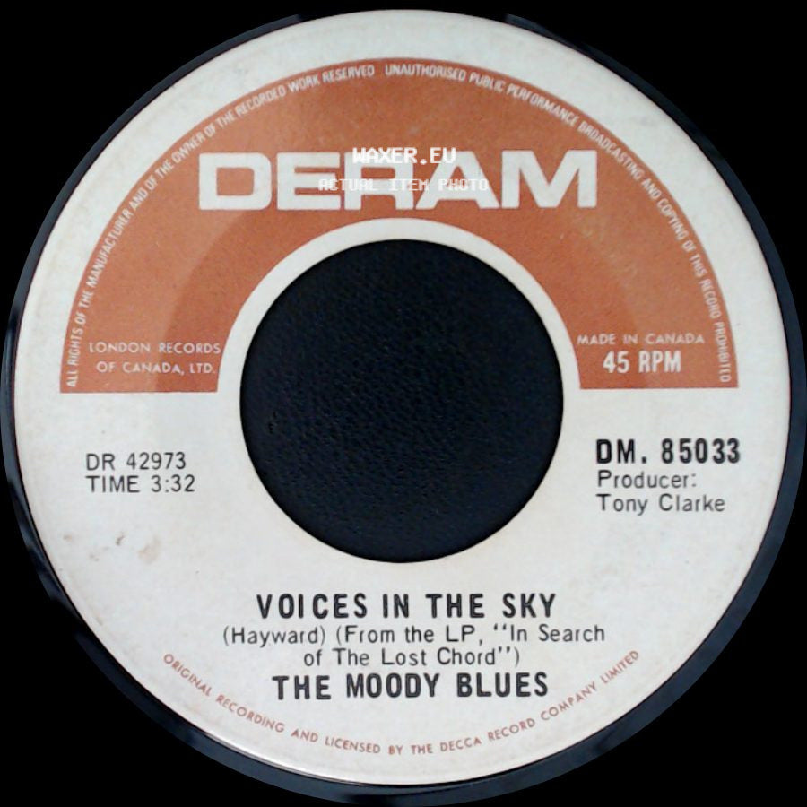 The Moody Blues - Voices In The Sky / Ride My See-Saw side A