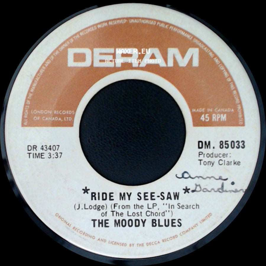 The Moody Blues - Voices In The Sky / Ride My See-Saw side B