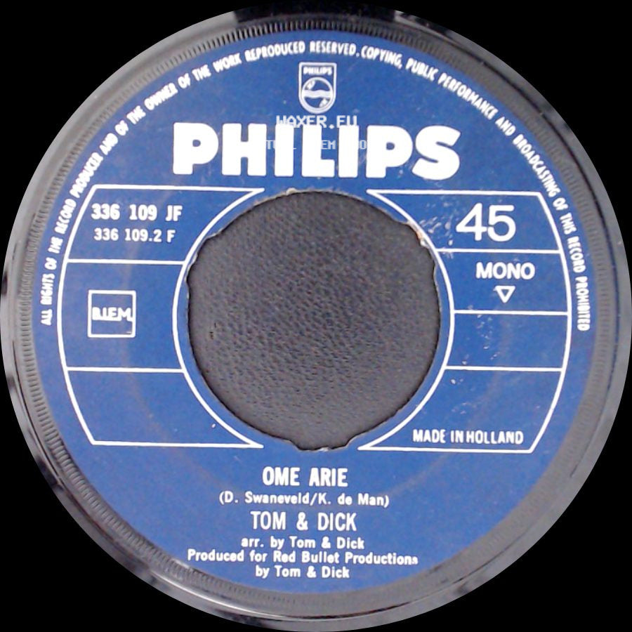 Tom & Dick - Ome Arie / Bloody Mary side A