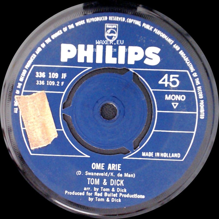 Tom & Dick - Bloody Mary / Ome Arie side B