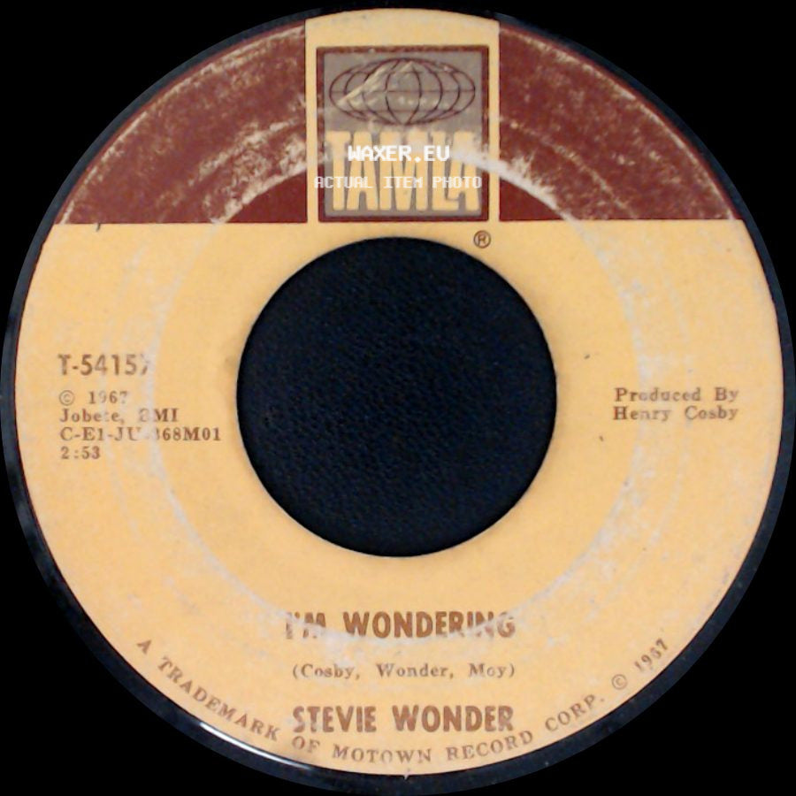Stevie Wonder - I'm Wondering / Every Time I See You I Go Wild side A