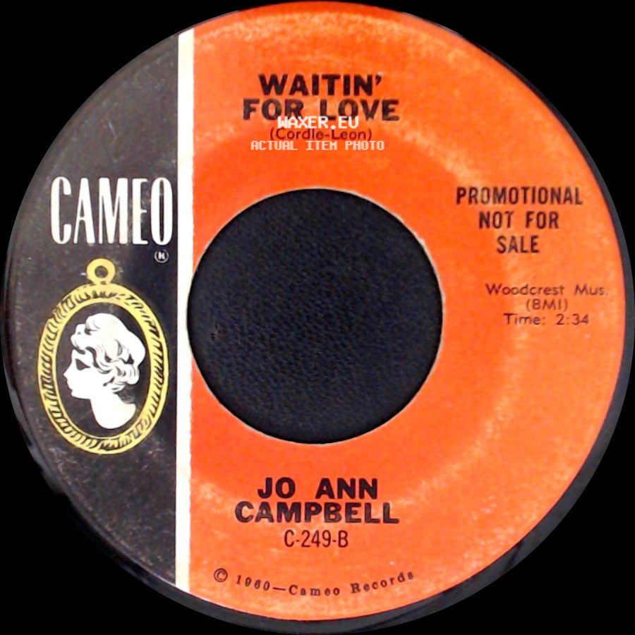 Jo Ann Campbell - Waitin' For Love / Mother, Please! side A