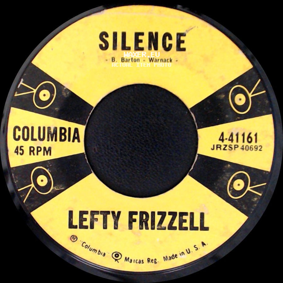 Lefty Frizzell - The Torch Within My Heart / Silence side B