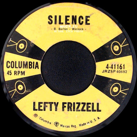 Lefty Frizzell - The Torch Within My Heart / Silence side B