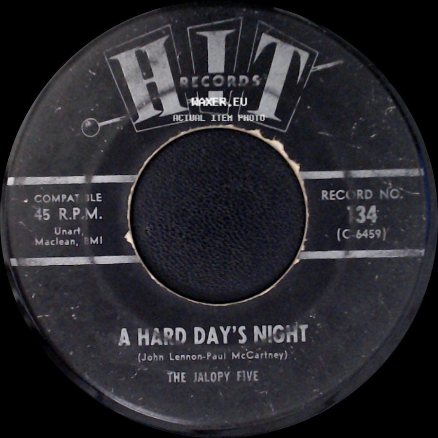 The Chellows / The Jalopy Five - Rag Doll / A Hard Day's Night side B