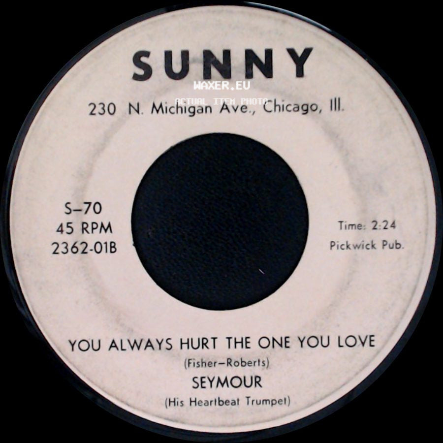 Seymour / Seymour (His Heartbeat Trumpet) - You Always Hurt The One You Love / Pretend side A