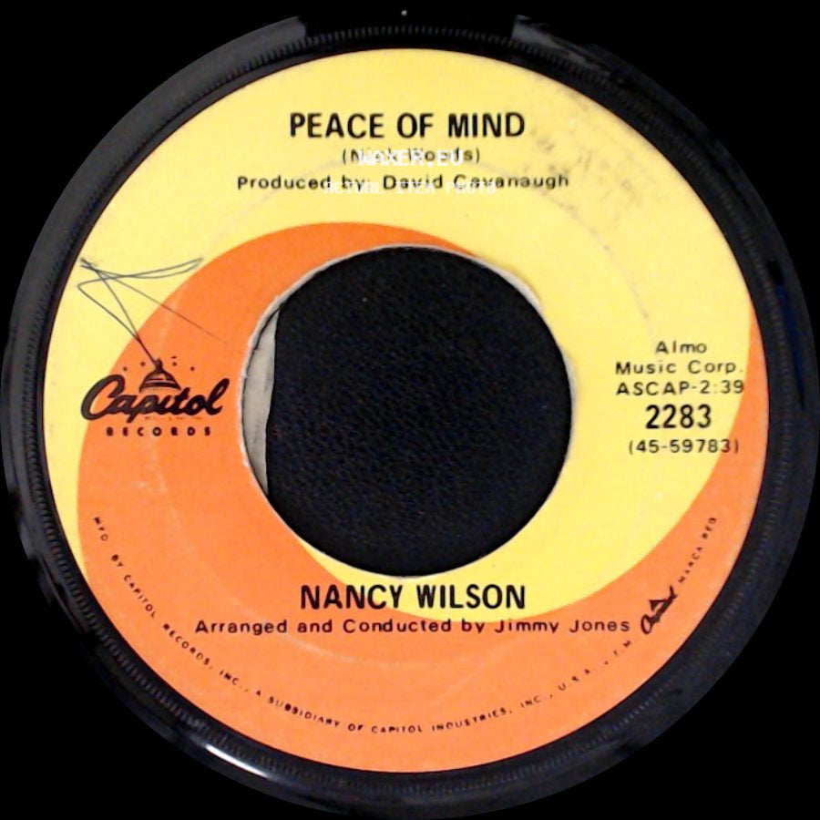 Nancy Wilson - Peace Of Mind / This Bitter Earth side A