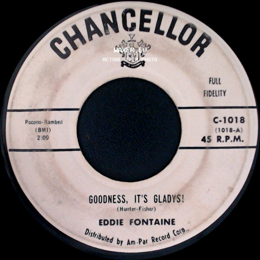 Eddie Fontaine - Goodness, It's Gladys! / Middle Of The Road side A