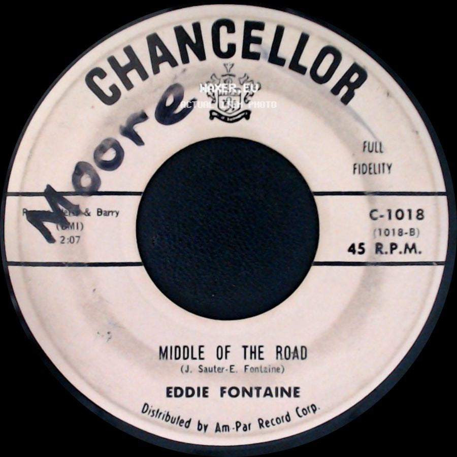 Eddie Fontaine - Goodness, It's Gladys! / Middle Of The Road side B