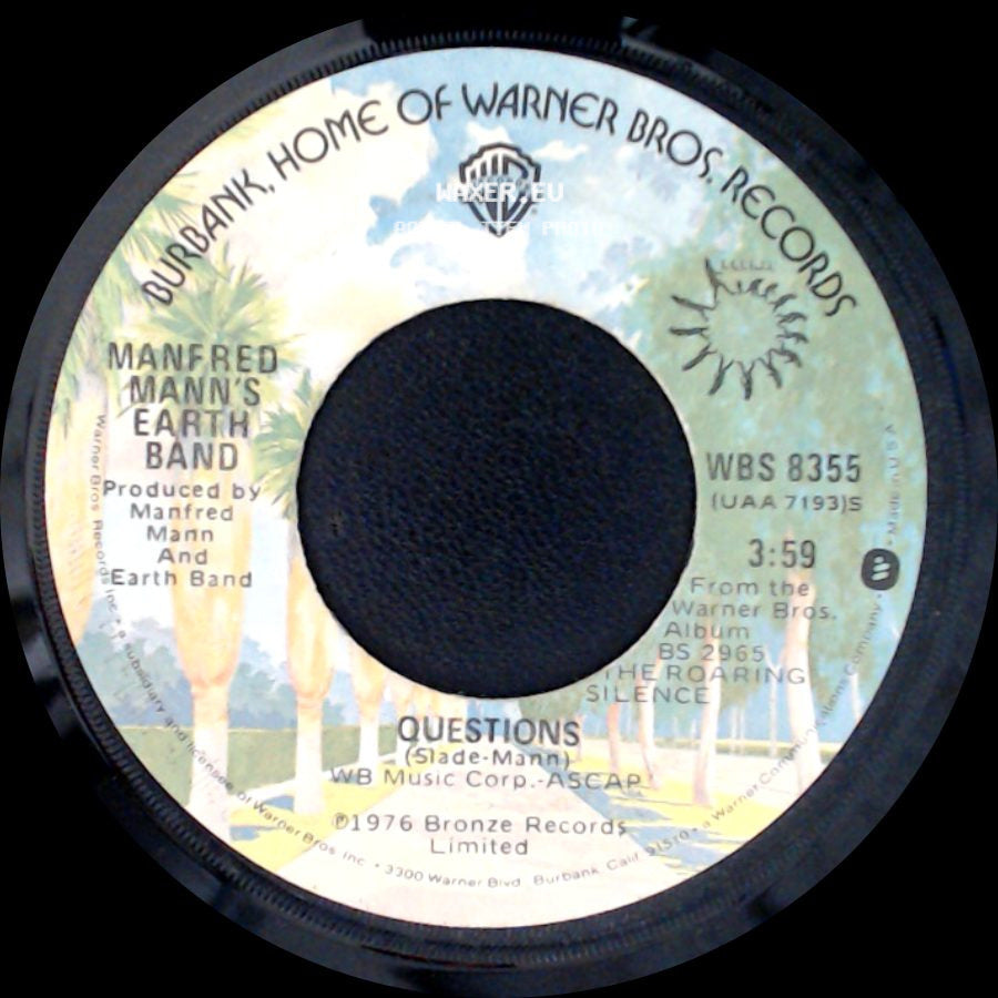 Manfred Mann's Earth Band - Spirit In The Night / Questions side B