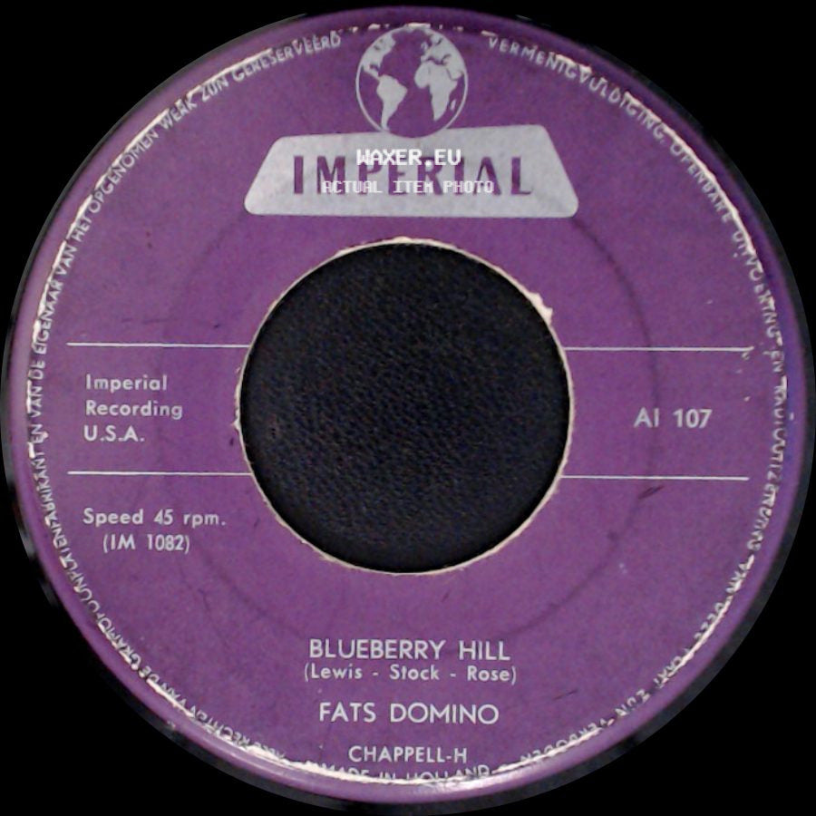 Fats Domino - Blueberry Hill / I'm In The Mood For Love side A