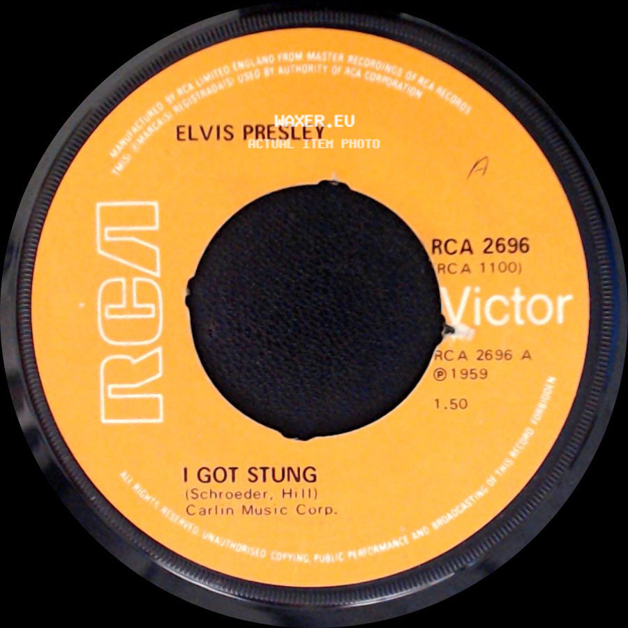 Elvis Presley - One Night / I Got Stung side B
