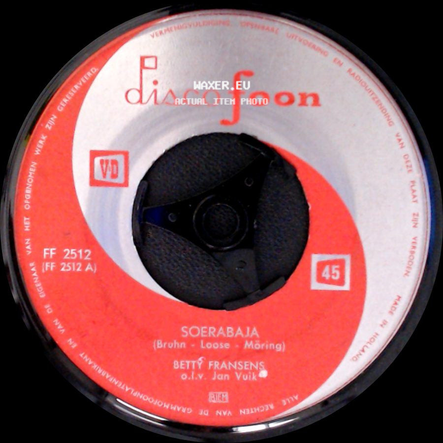 Betty Fransens - Soerabaja / Jongen Kom Naar Huis Toe side A