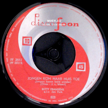 Betty Fransens - Soerabaja / Jongen Kom Naar Huis Toe side B