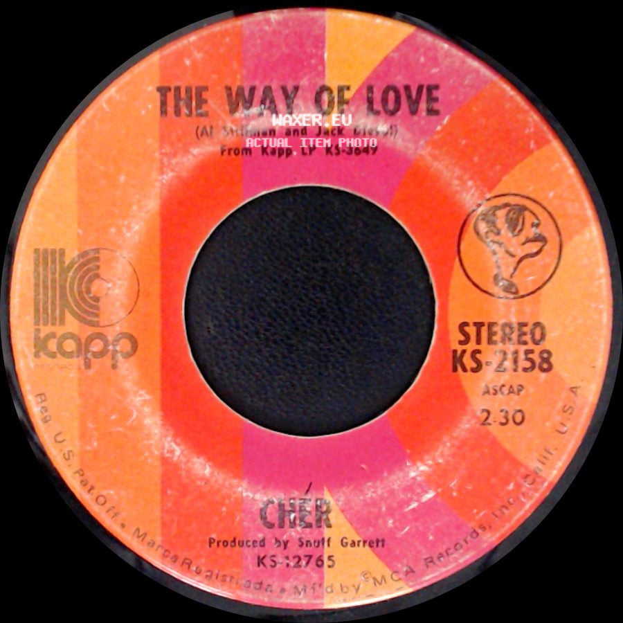 Cher / Chér - The Way Of Love / Don't Put It On Me side A