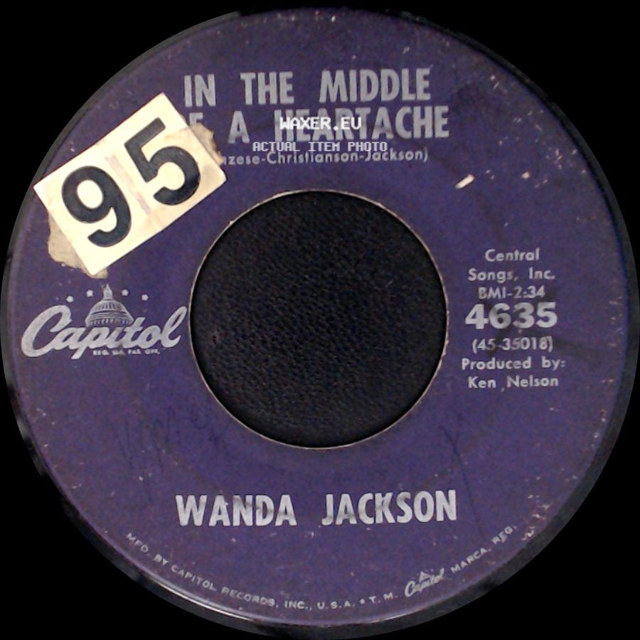 Wanda Jackson - In The Middle Of A Heartache / I'd Be Ashamed side A