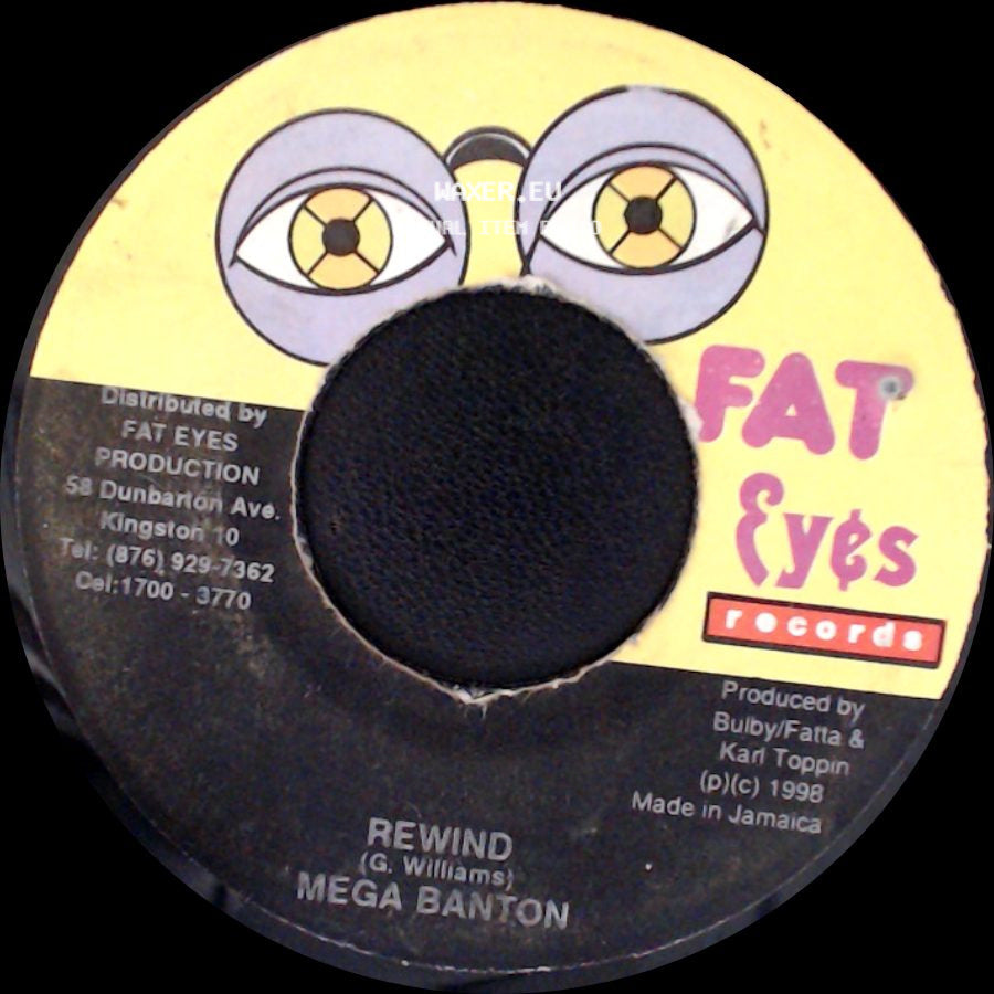 Mega Banton - Unknown Title A / Rewind side B
