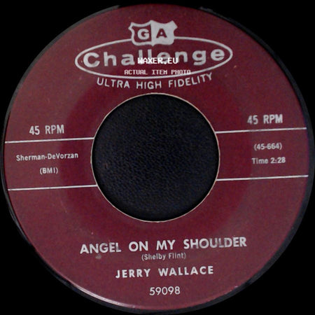 Jerry Wallace - Angel On My Shoulder / There She Goes side A