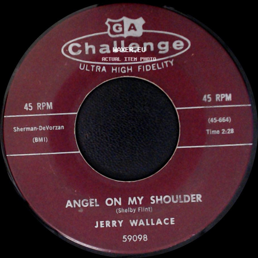 Jerry Wallace - Angel On My Shoulder / There She Goes side A