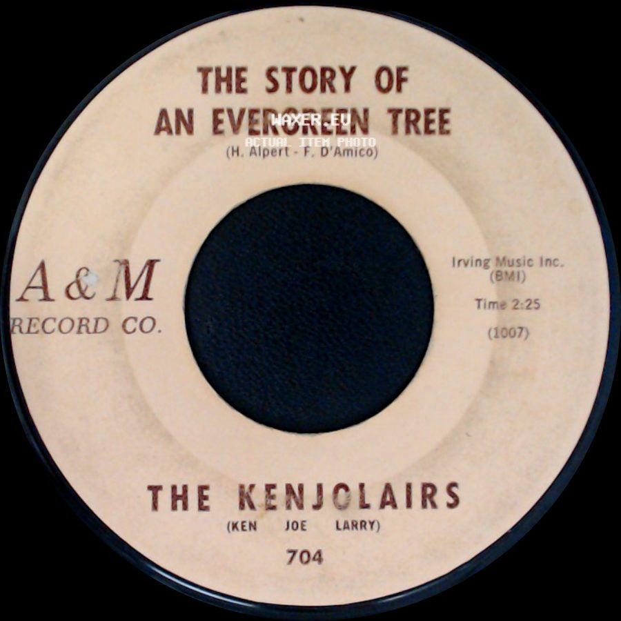 The Kenjolairs - Little White Lies / The Story Of An Evergreen Tree side B