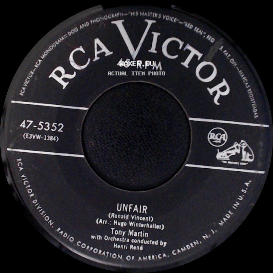 Tony Martin - Unfair / Sorta On The Border side A