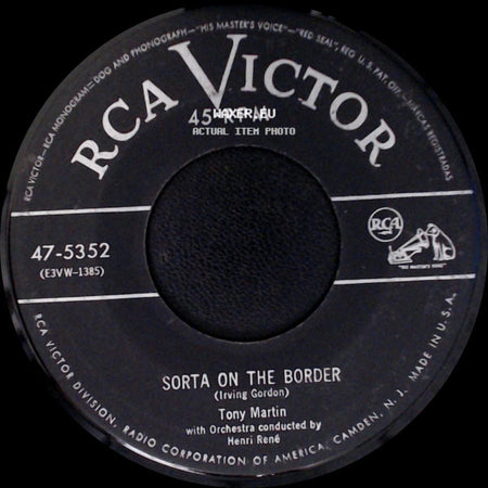 Tony Martin - Unfair / Sorta On The Border side B