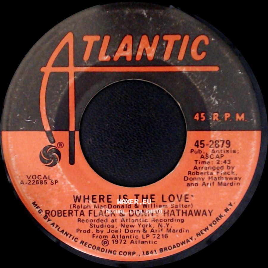Roberta Flack & Donny Hathaway - Mood / Where Is The Love side B