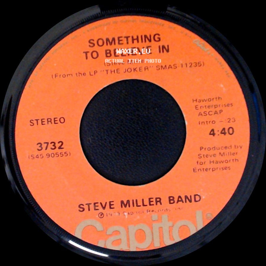 Steve Miller Band - Something To Believe In / The Joker side A