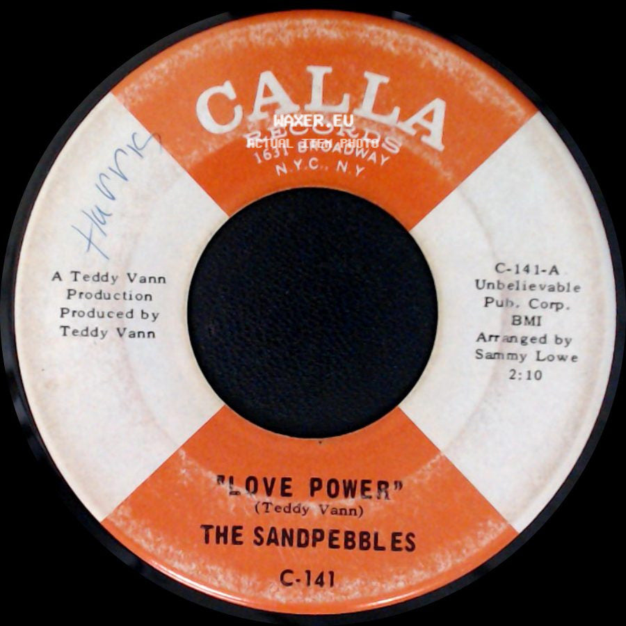 The Sandpebbles - Because Of Love / Love Power side B