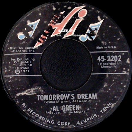 Al Green - Let's Stay Together / Tomorrow's Dream side B