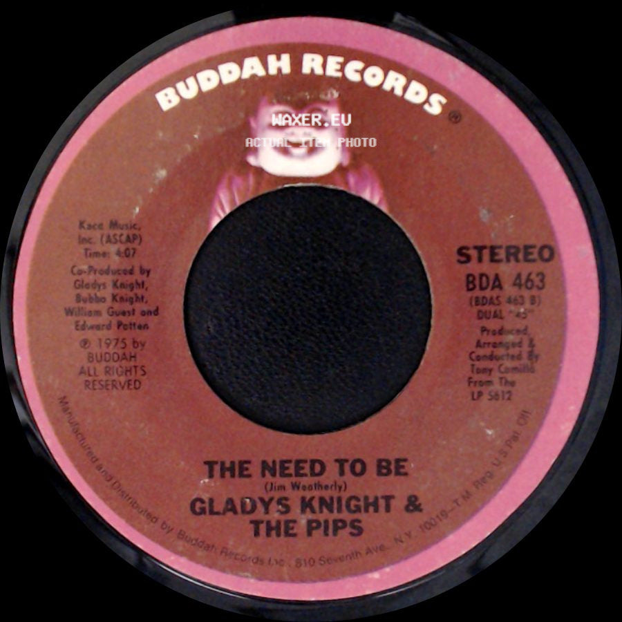 Gladys Knight & The Pips - The Need To Be / The Way We Were / Try To Remember side A