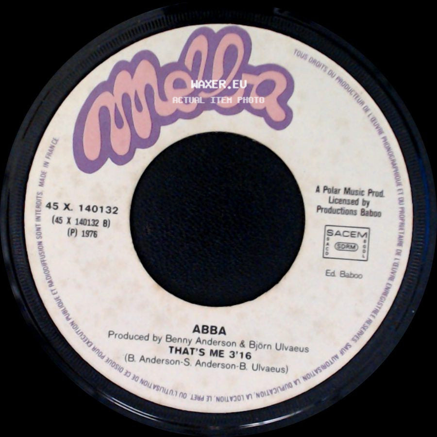 Abba - That's Me / Dancing Queen side A