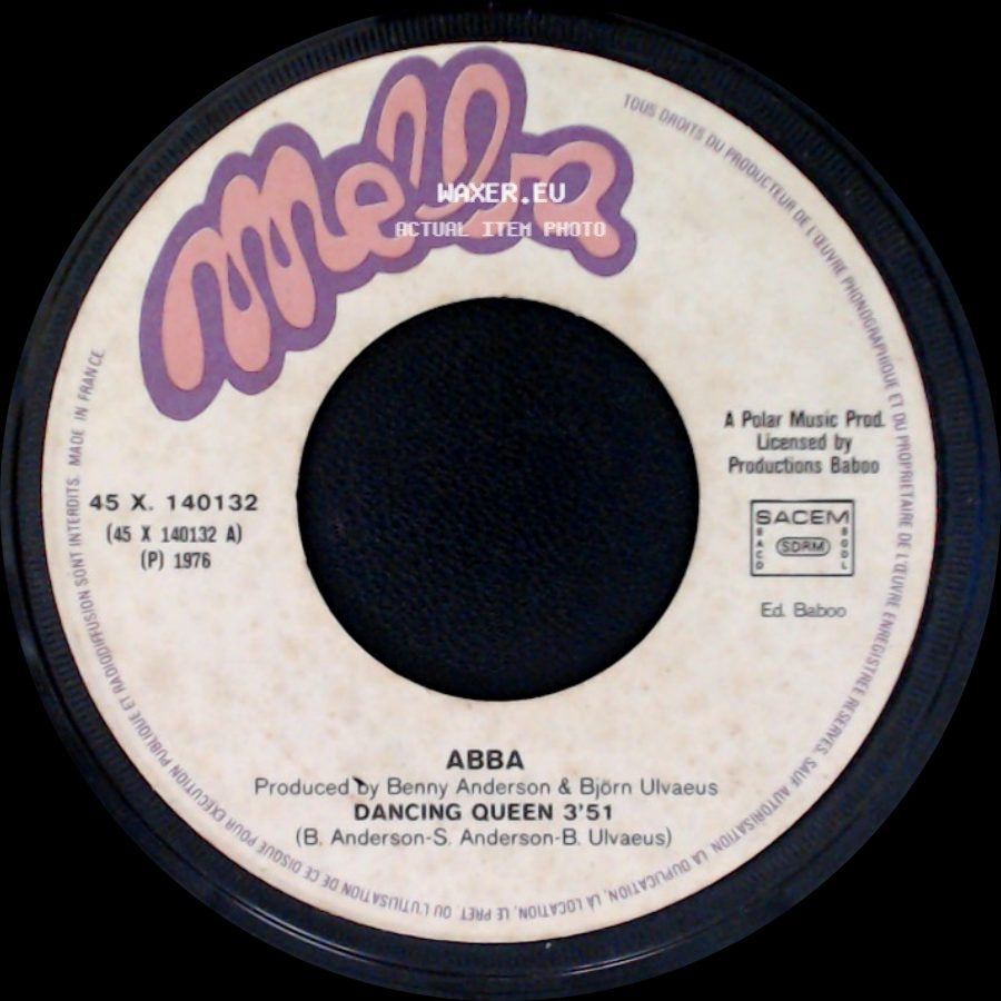 Abba - That's Me / Dancing Queen side B