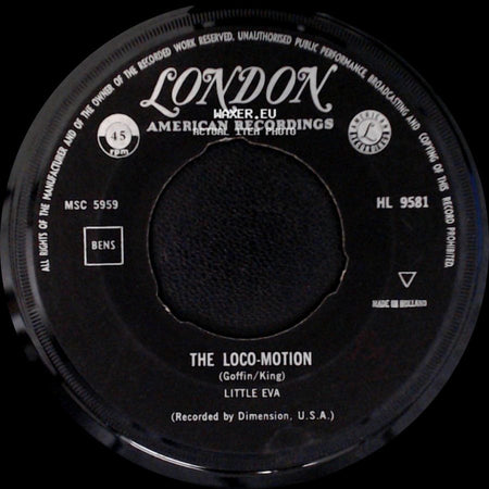 Little Eva - He Is The Boy / The Loco-Motion side B