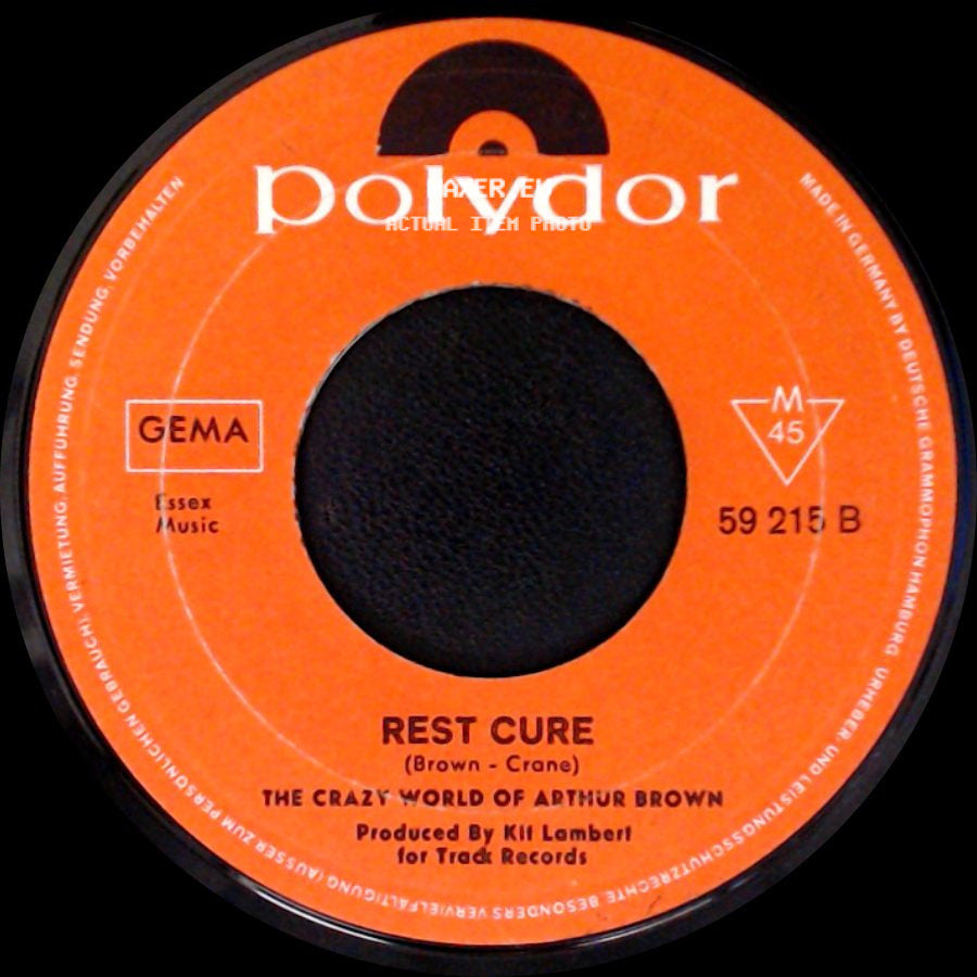 The Crazy World Of Arthur Brown - Rest Cure / Fire side A
