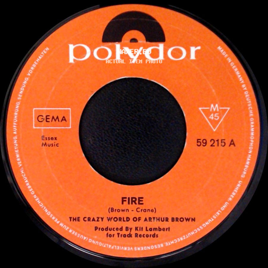 The Crazy World Of Arthur Brown - Rest Cure / Fire side B
