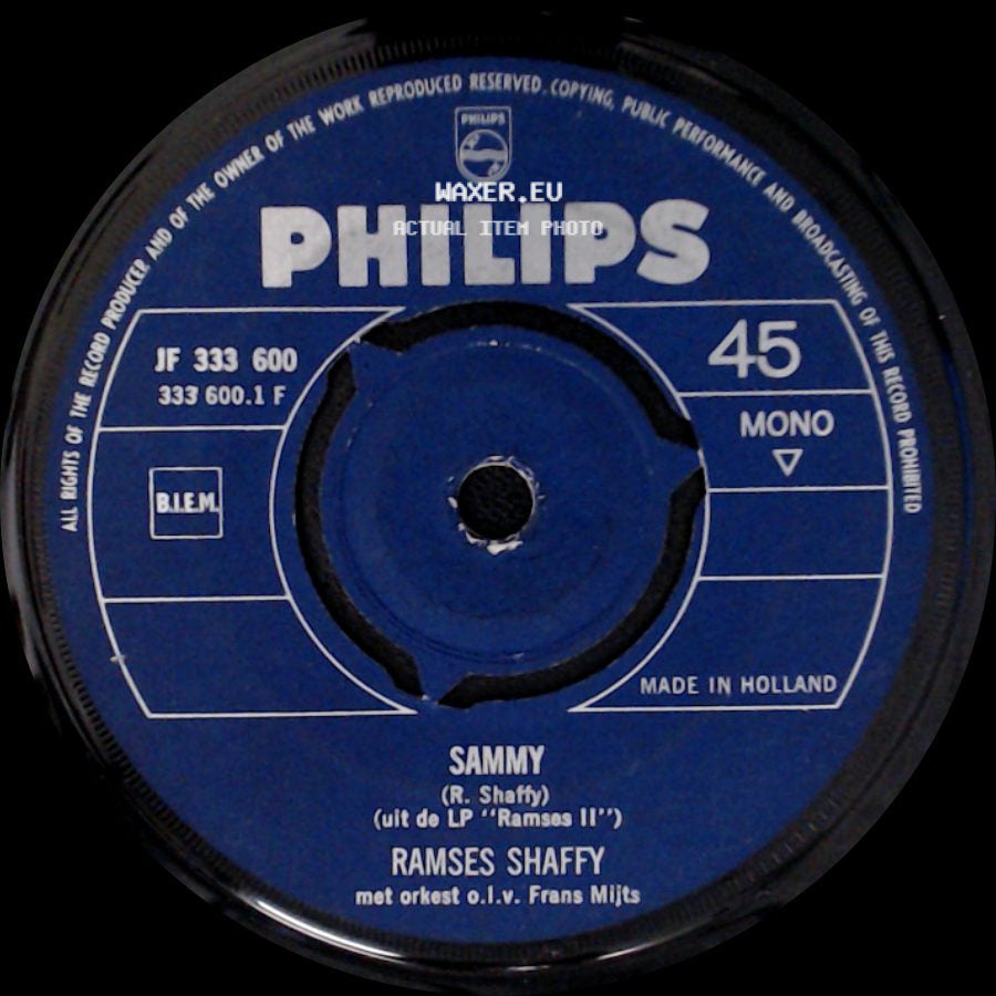 Ramses Shaffy - Sammy / 5 Uur side A