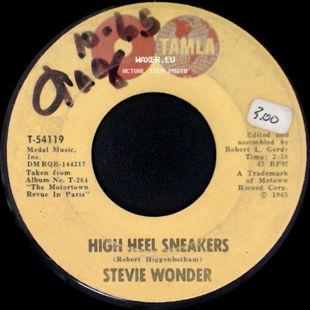 Stevie Wonder - Music Talk / High Heel Sneakers side B