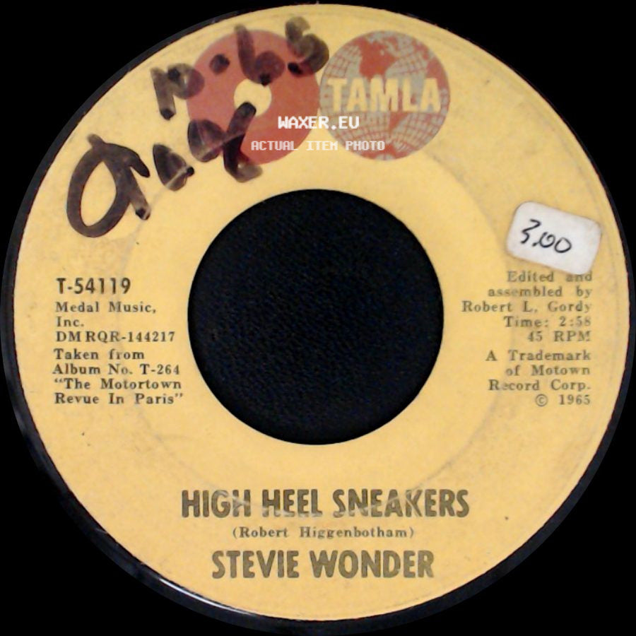 Stevie Wonder - Music Talk / High Heel Sneakers side B