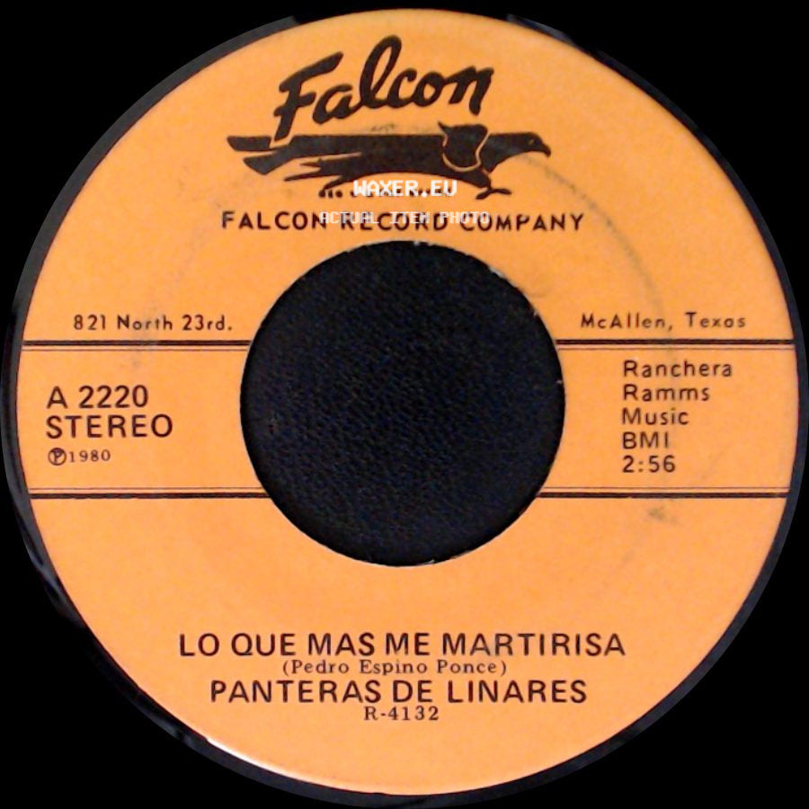 Panteras De Linares - El Chacal / Lo Que Mas Me Martirisa side B