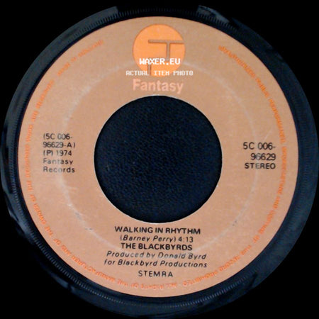 The Blackbyrds - Walking In Rhythm / The Baby side A