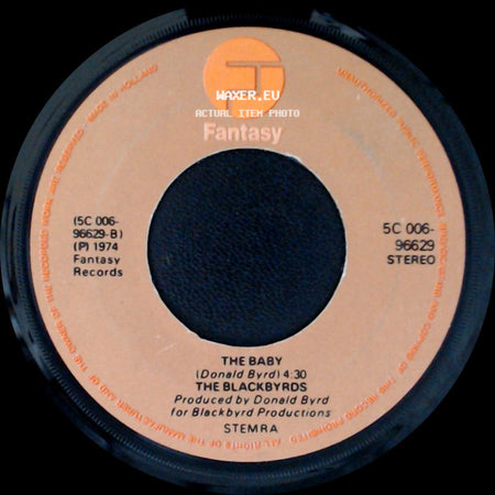 The Blackbyrds - Walking In Rhythm / The Baby side B