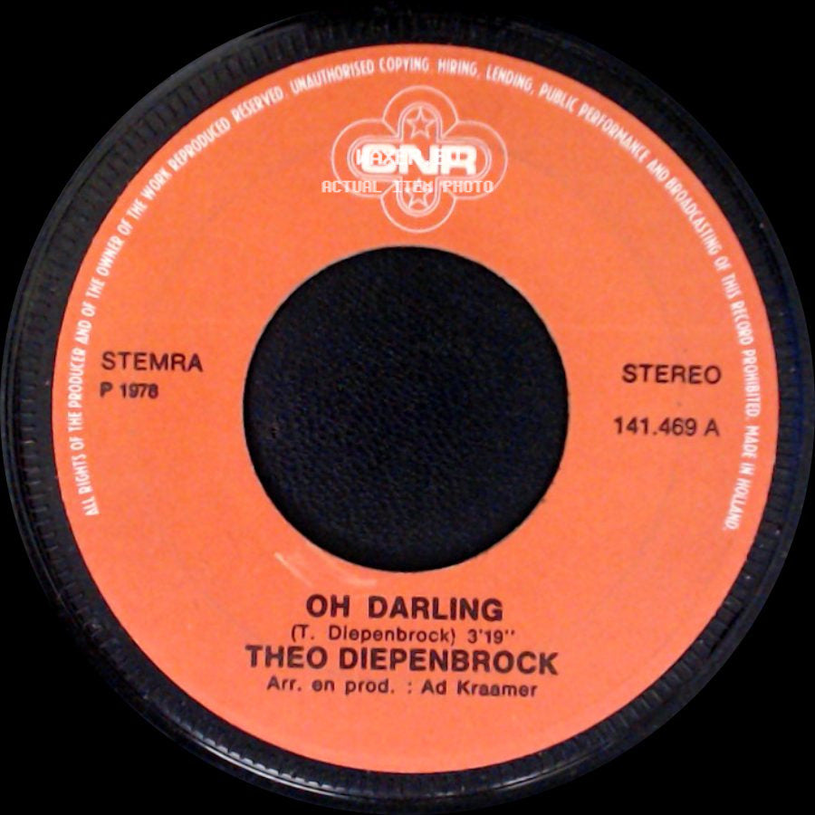 Theo Diepenbrock - Ik Zoek Al Jarenlang / Oh Darling side B